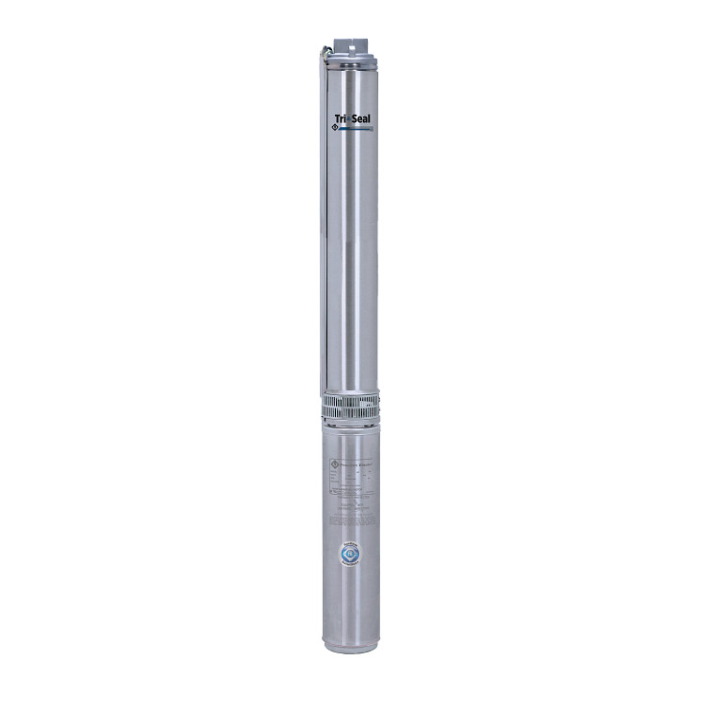 Franklin Electric 93811015 Model 10FA07S4-2W230 TRI-SEAL Stainless 4" Submersible Well Pump (3/4 HP, Single Phase, 230V, 8 Stage, 2-Wire, 10 GPM)