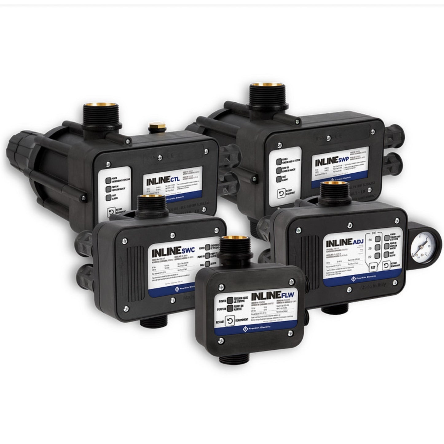 Franklin Electric 91987106 Model FIL-ADJ16-2G Inline Control for Pressure Boosting System (230V, Max 2 HP)