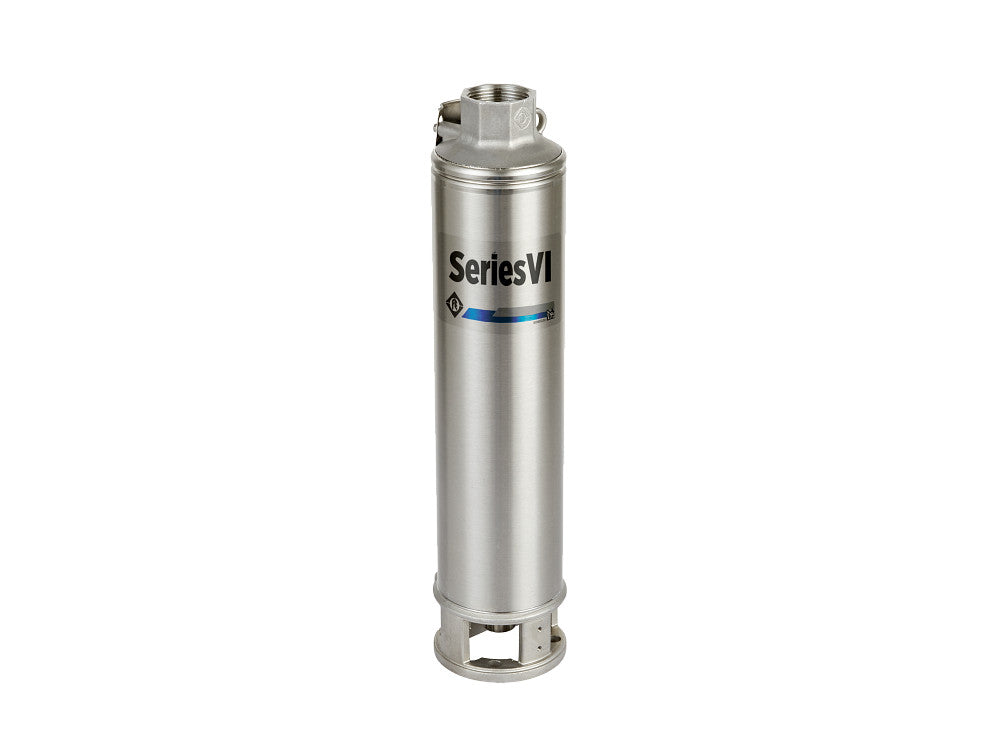 Franklin Electric 95970825 Model 8FS2S4-PE, FS Series Submersible Well Pump End (Flow 8 GPM, 2 hp, Shut Off Head 60 Hz 985 ft, 24 Stages, Stainless Steel)