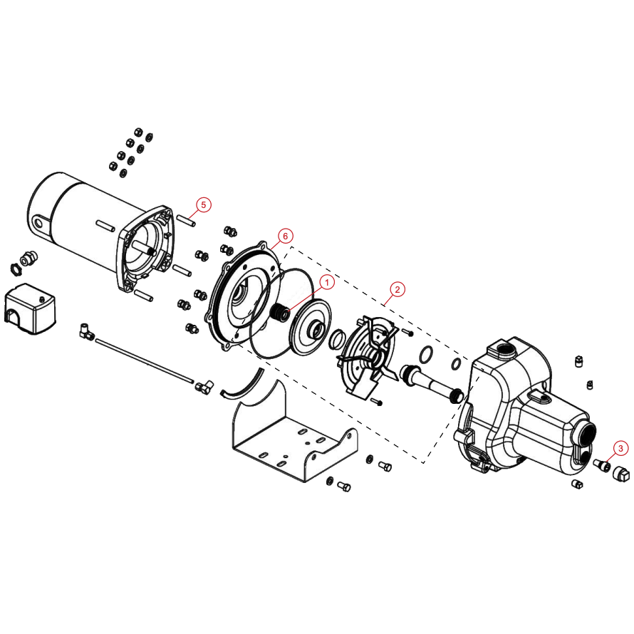 Franklin Electric 91180015 Model FVJ15CI VersaJet Series Cast Iron Shallow Well Jet Pump (1.5 HP, Single Phase, 115/230V, ODP)