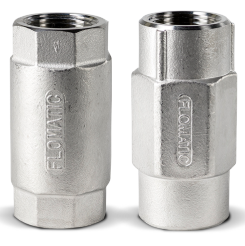 Flomatic 4201LSS2 1" Long Body 100SS - Stainless Steel Check Valve