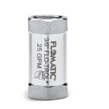 Flomatic CDA.50 3/8" Flo-Trol® CDA – Stainless Steel Flow Control Valve (0.50 GPM)