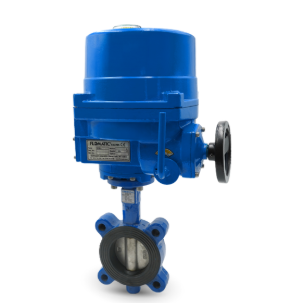 Flomatic S3L07A SYLAX® 3 Lug 4" Electric Actuated Butterfly Valve