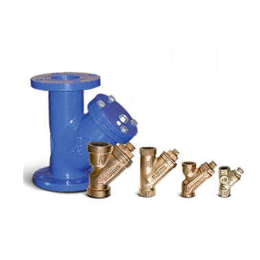 Flomatic 87144E Y-Strainer 2" Bronze Threaded (20-Mesh Stainless-Steel Screen)
