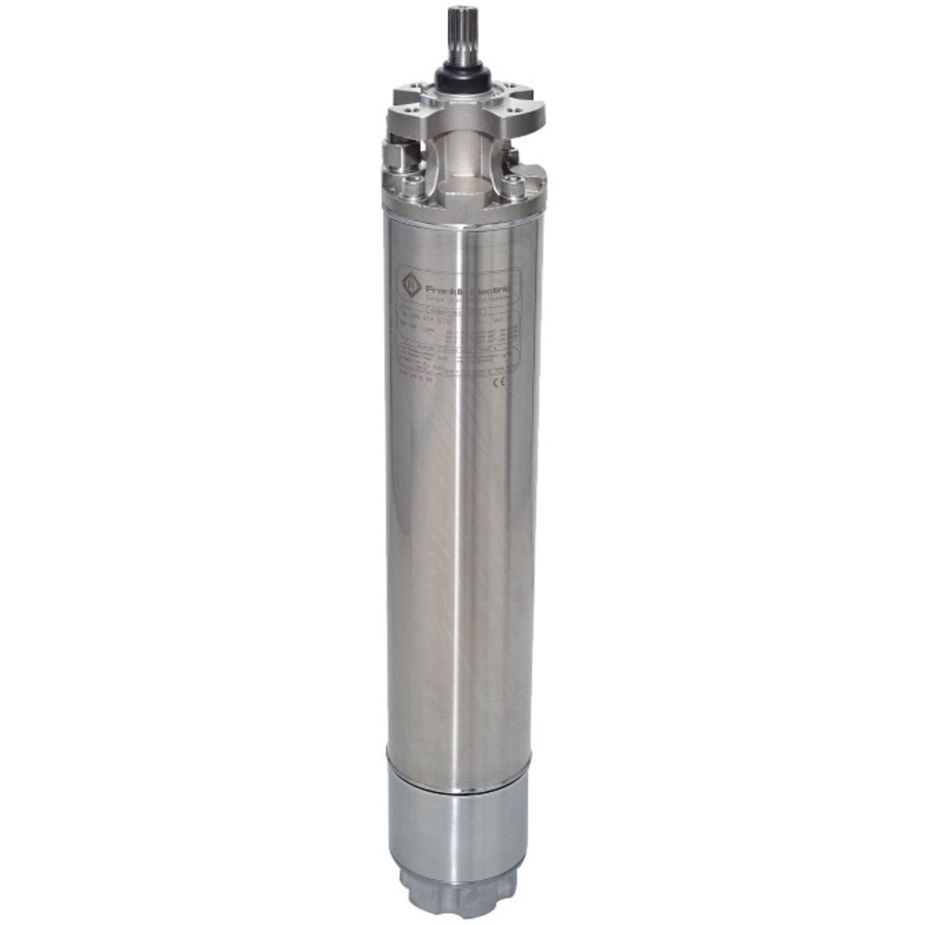 Franklin Electric 2366194025 - 6C3F 6" Encapsulated Submersible Motor - 316 Stainless Steel (60 HP, Three Phase, 460/380V, 60/50, S)