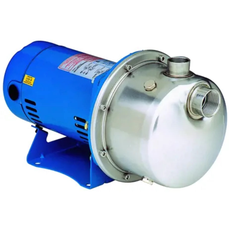 Goulds LB1012TE Stainless Steel Booster Pump (1 HP, Single Phase, 115 ...