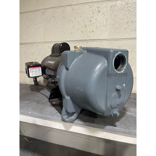 Pearl IRONJ-10F16P Shallow Well Self-Priming Jet Pump (1 HP, Single Phase, 115/230V) **Used / Refurbished**