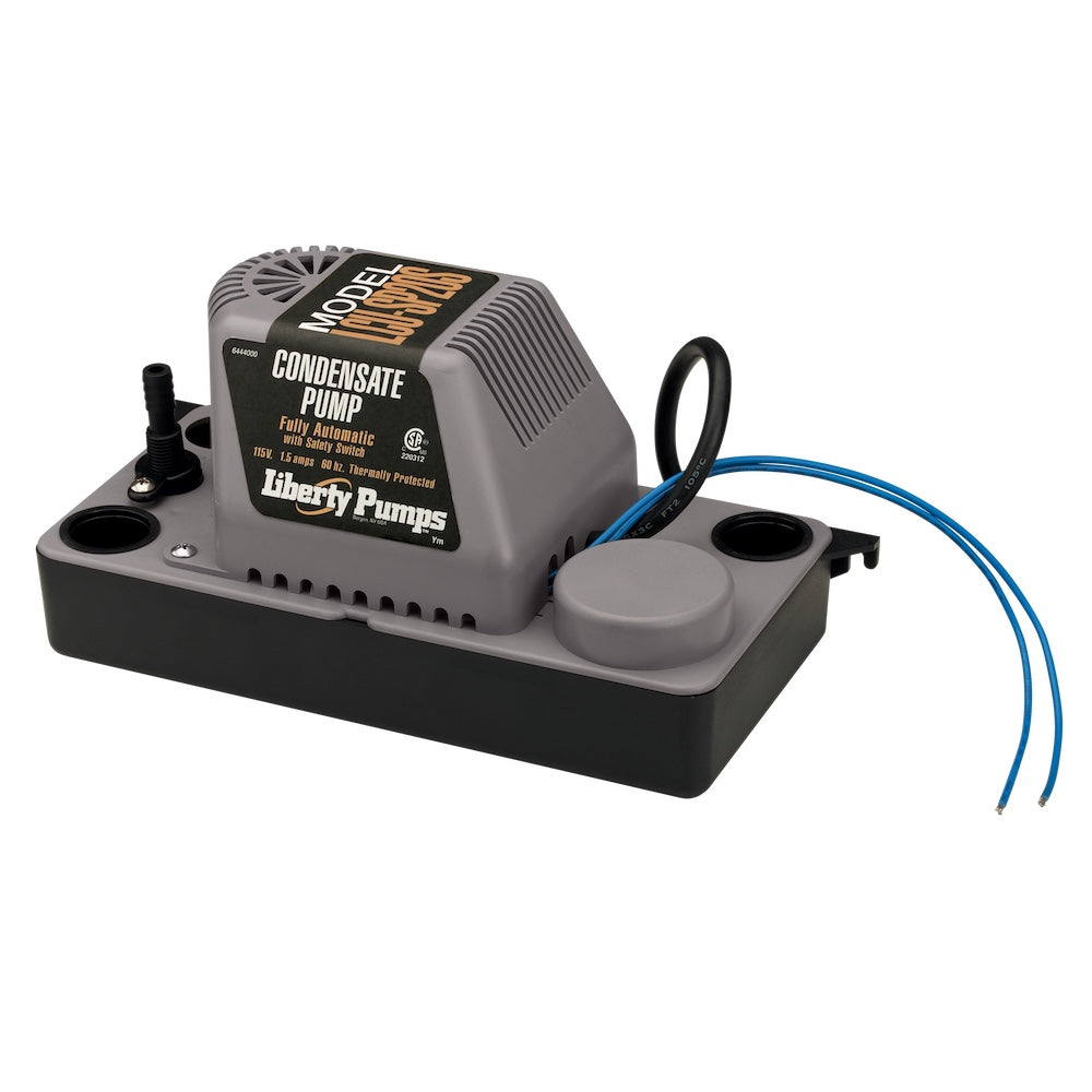 Liberty LCU-SP220S LCU-Series Condensate Pump (230V, Shallow Pan, Automatic w/ Safety Switch, 20' Head)