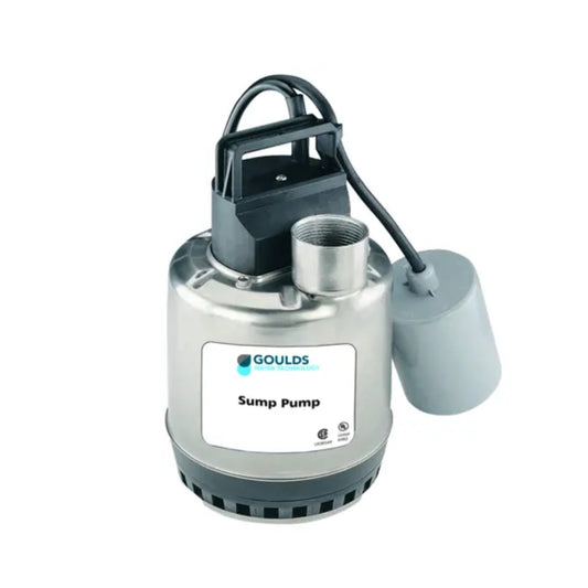 Goulds LSP0311AV Submersible Sump Pump (1/3 HP, Single Phase, 115V, Piggyback Vertical)