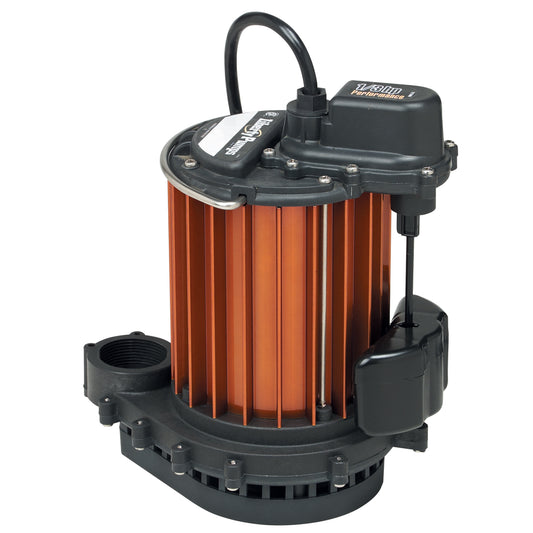 Liberty 237-2 Powder Coated Aluminum Submersible Sump Pump (1/3 HP, Single Phase, 115V, Automatic, 25' Cord)