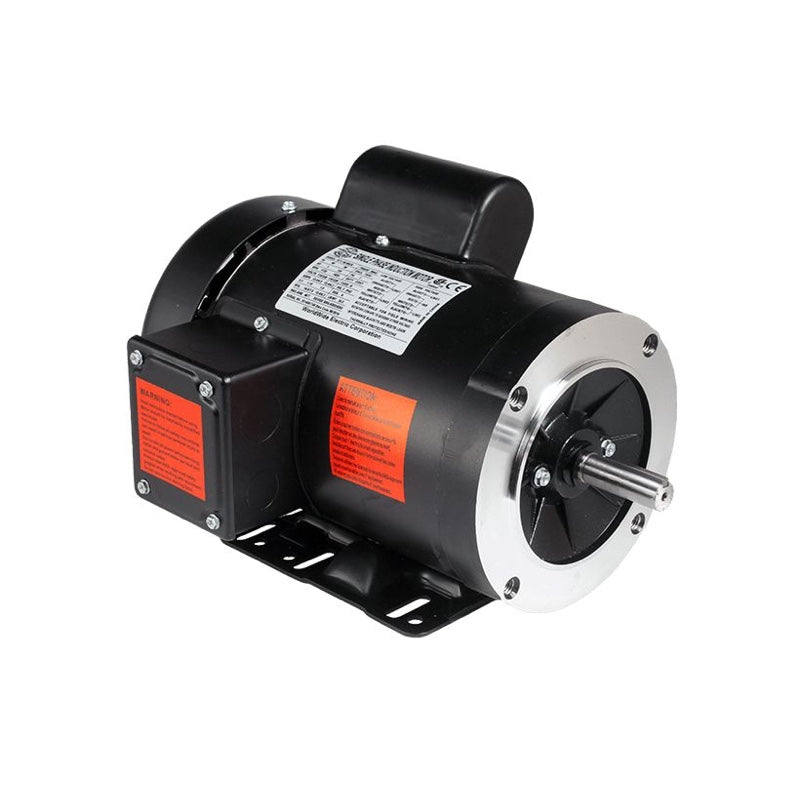 Worldwide Electric NT1-36-56CB General Purpose Electric Motor (1 HP, 115/230V, Single Phase, 3600 RPM, 56C, TEFC)