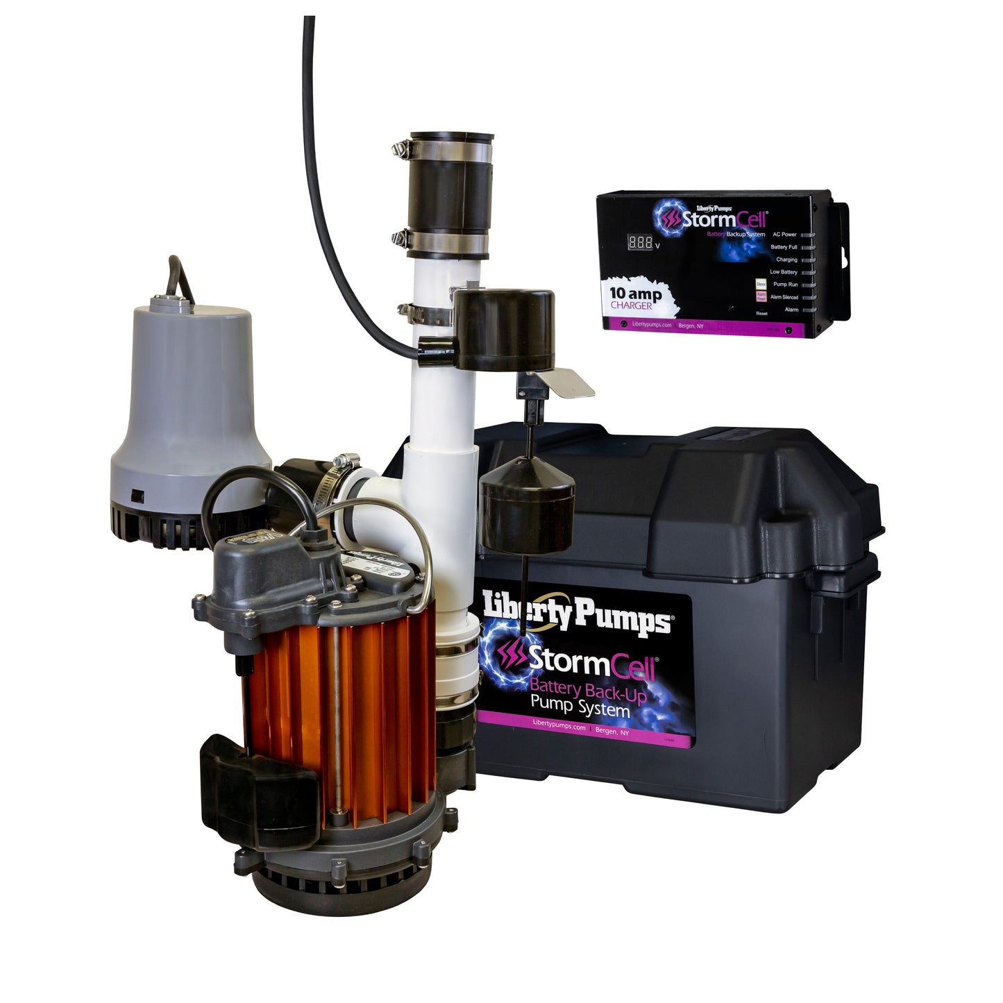 Liberty PC237-441-10A Sump Pump Combo StormCell® 441-Series (1/3 HP, Single Phase, 115V)
