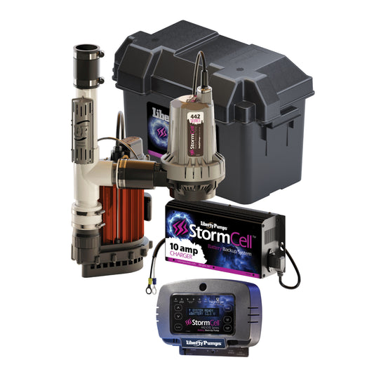Liberty PC457-442-10A Sump Pump Combo StormCell® 442-Series (1/2 HP, Single Phase, 115V)