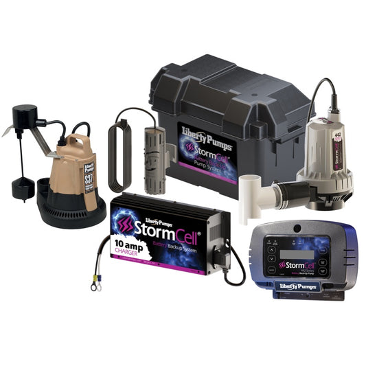 Liberty PCS37-442-10A Sump Pump Combo StormCell® 442-Series (1/3 HP, Single Phase, 115V)