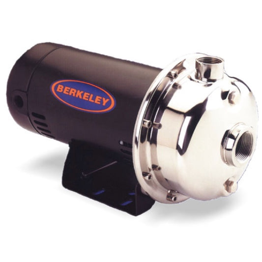 Berkeley B78643 SSCX SS1-1/4XN-2 Series Centrifugal Pump (2 HP, Single Phase, 230V, ODP)