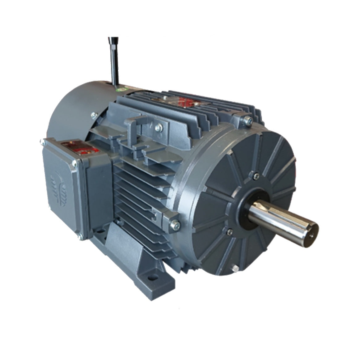 Techtop 2 HP GX3-AL-TF-145T-2-B-D-2-BRK NEMA Premium Efficiency Brake Motor (2 HP, Three Phase, 230V / 460V, 3600 RPM, 145T, TEFC)