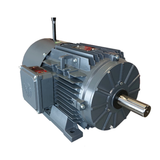 Techtop 7.5 HP GX3-AL-TF-213T-2-B-D-7.5-BRK NEMA Premium Efficiency Brake Motor (7.5 HP, Three Phase, 230V / 460V, 3600 RPM, 213T, TEFC)