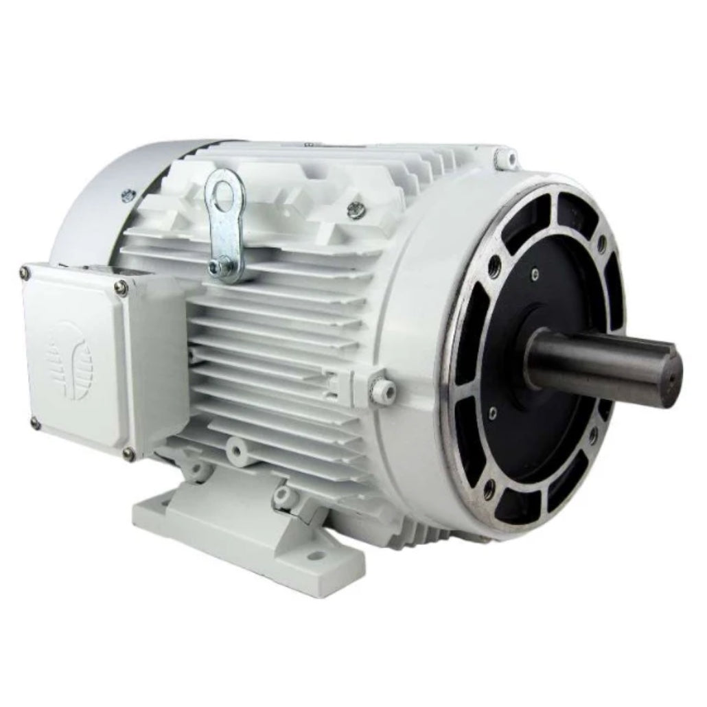 Techtop 1 HP WX3-AL-TF-143TC-4-B-D-1 NEMA Premium Efficiency Washdown Duty Electric Motor (1 HP, Three Phase, 230V / 460V, 1800 RPM, 143TC, TEFC)