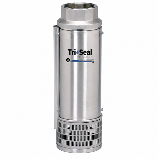 Franklin Electric 93652520 Model 125FH40S6-PE, 6-Inch TRI-SEAL High Capacity Submersible Well Pump End (125 gpm, 40 hp, 20 Stages, Basic Model 125S6, PEI 0)