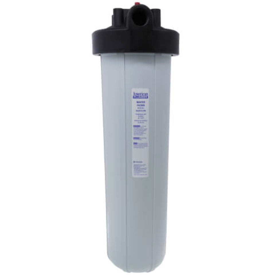 American Plumber W2010-PR Heavy-Duty Filter Housing with Pressure Relief Button (Cartridge Sold Separately)