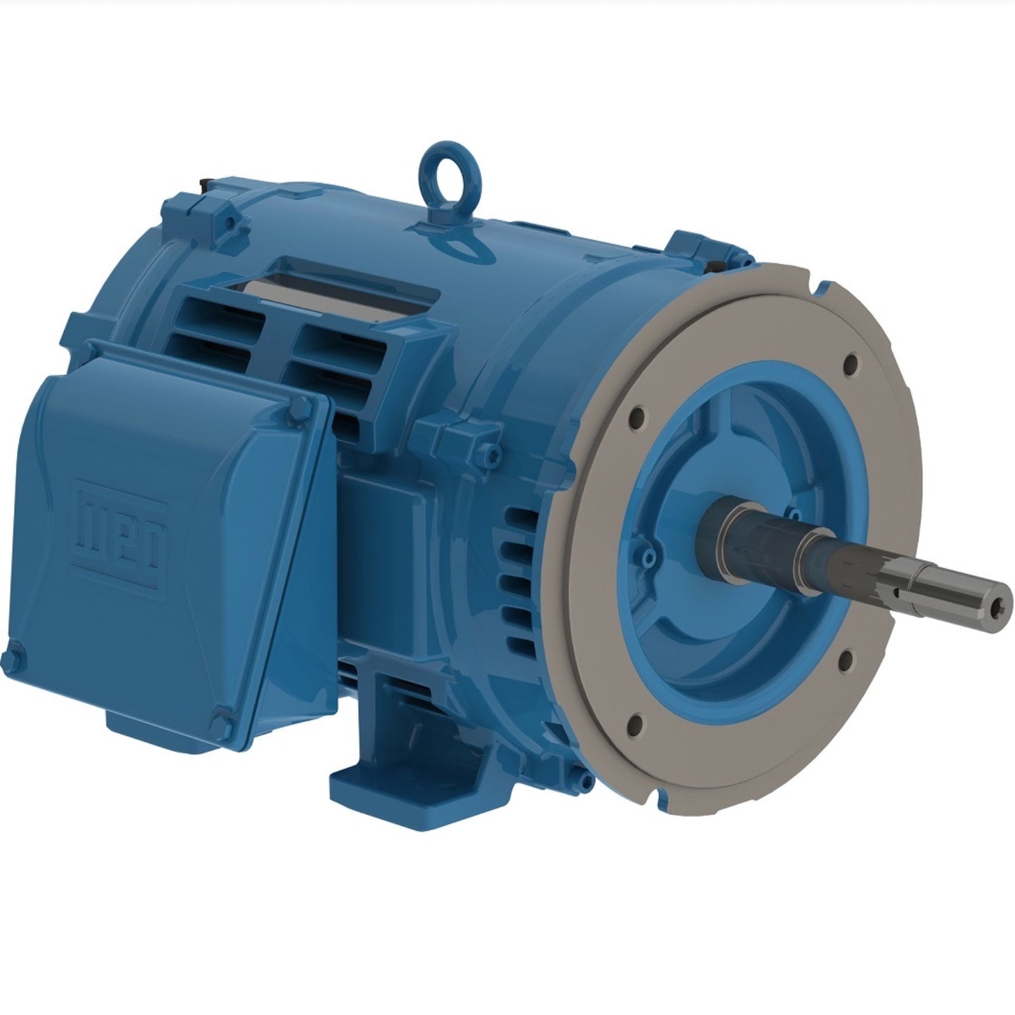 WEG 02518OT3E284JP-W40 Electric Motor - Cast Iron (25 HP, Three Phase, 230/460//380V, 1800 RPM, 60/50 Hz, 284JP, IC01, ODP, Foot-Mounted)