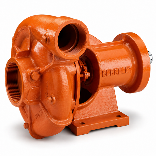 Berkeley B66161, Series B3ZRM Type B Series, Water Truck Pump, Centrifugal Pump (CW Clockwise Rotation)