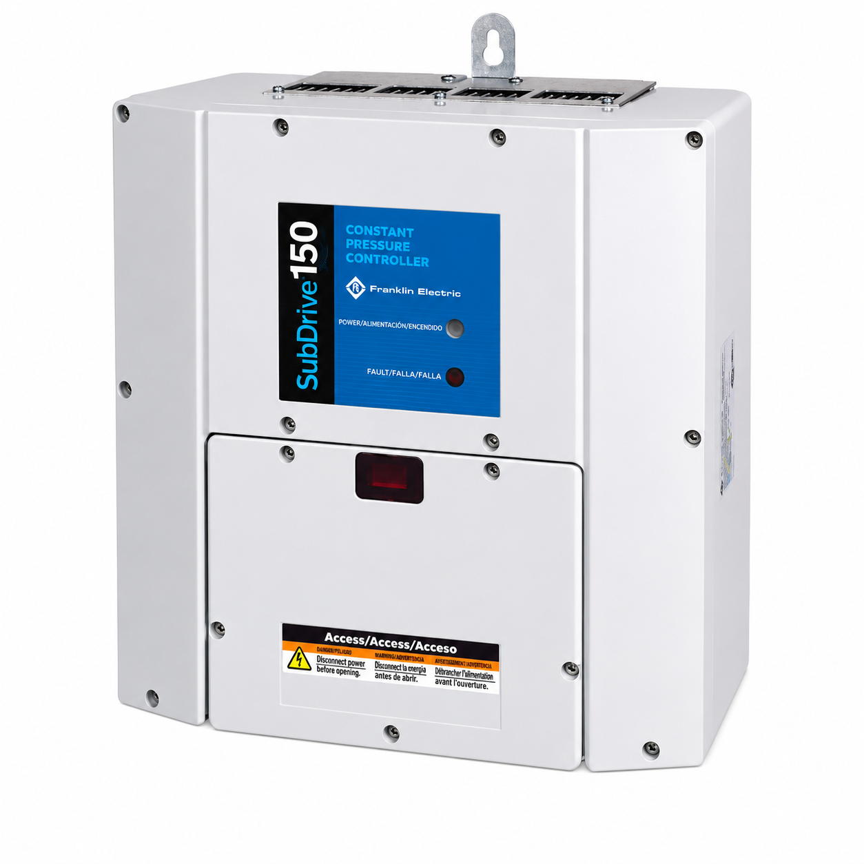 Franklin Electric item 5870204154 – SUBDRIVE 150 N4, NEMA 4 with Pressure Sensor (3 Phase Maximum Motor 3 HP, Maximum Output Current 10.9 A, Maximum Input Power 4600 W)